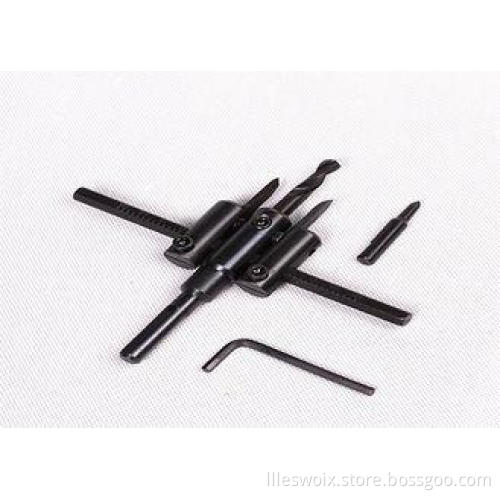 High Carbon Steel Adjustable Hole Cutters Cutting Plastic /
